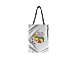 Сумка-шоппер вертикальная #2 на День влюблённых, 14 февраля