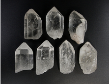Кварц горный хрусталь в ассортименте, Бразилия (кристаллы 40-50 мм, 28-30 г) №24040