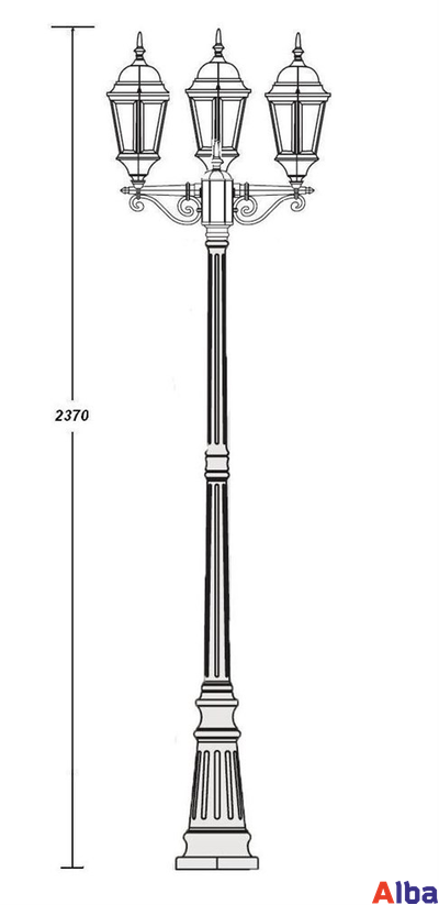 Astoria-2 91409 B ov Парковый светильник