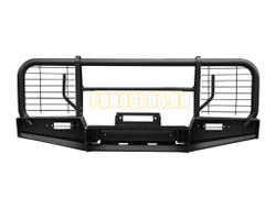 Передний универсальный силовой бампер серии Трофи на УАЗ Хантер 2003- (02.201.23)