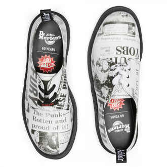 Полуботинки Dr. Martens 1461 Sex Pistols черно-белые