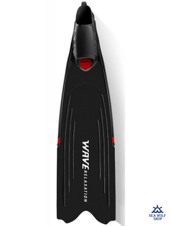 Ласты длинные 41/44 разборные WAVE LONG BLADE Black