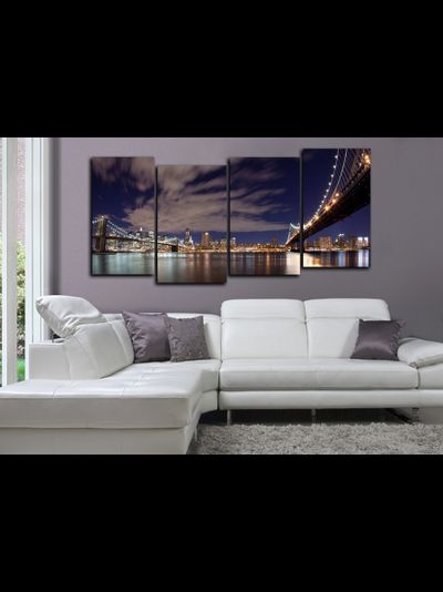Модульная картина "Мостовые Нью-Йорка"