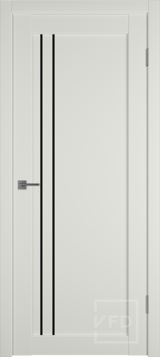 Дверь ПО EMALEX E33 midwhite black gloss