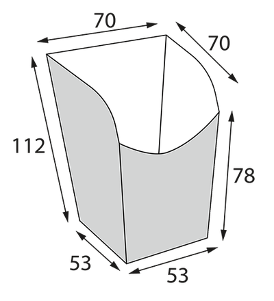Упаковка для снеков (SNACK CUP M) 400 мл