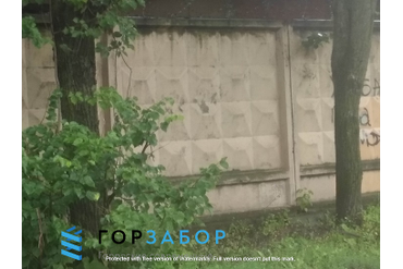 Ремонт бетонного забора в Москве