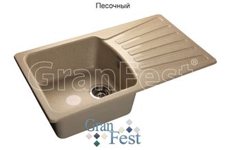 мойка Granfest STANDART  GF-S850L цвет  песочный