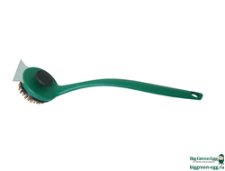 ЩЕТКА ДЛЯ ЧИСТКИ РЕШЁТКИ, ЩЕТИНА НЕРЖ.СТАЛЬ, ЗЕЛЁНАЯ РУЧКА, 127129