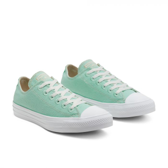 Кеды Converse Chuck Taylor All Star Renew Cotton Low Top зеленые фото