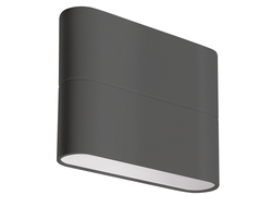 Светильник Arlight SP-WALL-FLAT-S110x90-2x3W (GR, 120 deg, 230V)