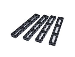 !АНАЛОГ! Technic, Liftarm, Modified Frame Thick 3 x 19 Open Center, Black (67491 / 6377025) / 4 шт.