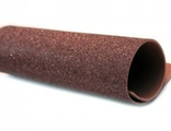Фоамиран глитерный, толщина 2 мм,  20*30 см, цвет темно коричневый (№15)