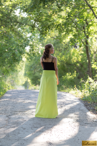 Юбка c оригинальной линией талии