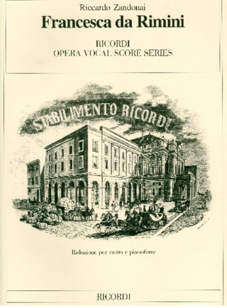 Zandonai, Riccardo Francesca da Rimini Klavierauszug (it, broschiert)