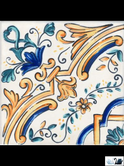 Декор Kerama Marazzi Капри майолика А484 9.9x9.9 глянец купить в магазине Marysя Краснодар