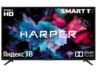 Телевизор Harper 40F751TS, 40"  Full HD  Яндекс ТВ  Черный