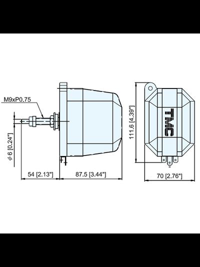 Электропривод стеклоочистителя, «ТМС-804», 110 градусов