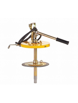 Нагнетатель ручной для густых смазок, для бочек 12-20кг. (350-400бар,крышка=280мм,мембрана=265мм)