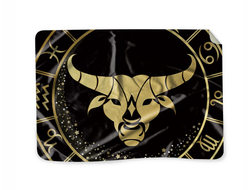 Плед с символикой "Быка" №1