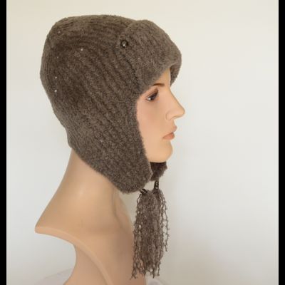 Шапка ушанка Италия Vizio 1112 UOL ореховая