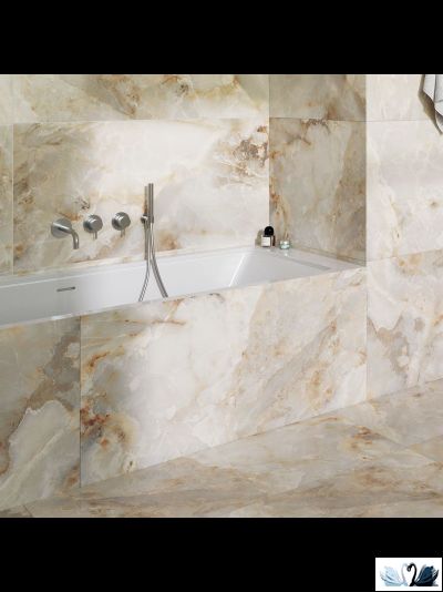 Керамогранит Staro Palacio Nestle Beige 60х120 см глянцевый цвет желтый оникс