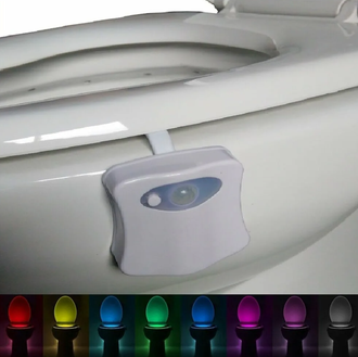 LED Подсветка для унитаза с датчиком движения освещение туалета