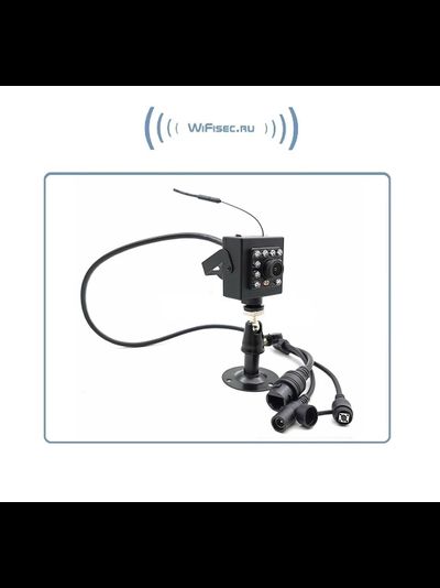 Охранная IP WiFi-LAN видеокамера с ночным видением и аудиоканалом, встроенный DVR. Full HD (CamHi)