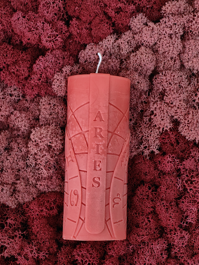 Свеча зодиакальная "Овен" стихия огонь