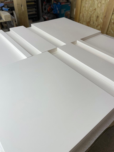 Гипсовая 3D панель "Цефей" (фото с производства 1)