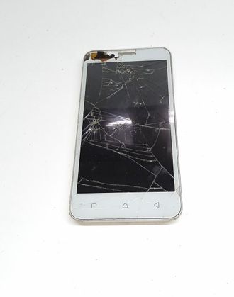 Неисправный телефон Lenovo A2020a40 (нет АКБ, задней крышки, разбит экран, не включается)