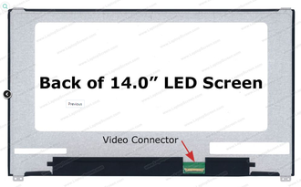 LED LCD матрица (экран) ЖК-панель для ноутбука 40 pin 14&quot; (1366x768) +77013380038, +77071130025