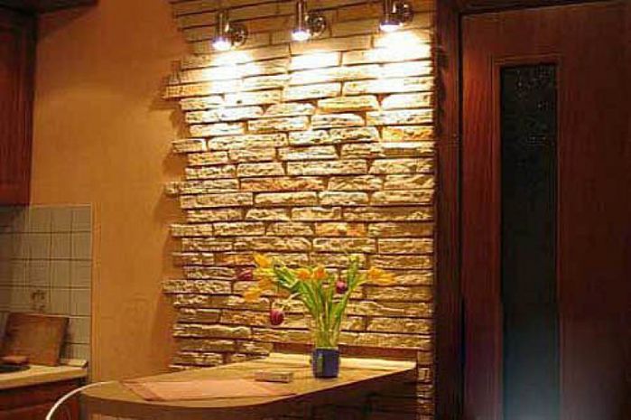 Кирпич облицовочный в интерьере. Имитация природного камня для дизайна дома