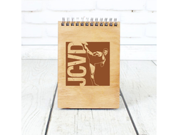 Деревянный Скетчбук Jean-Claude Van Damme, Жан-Клод Ван Дамм №7