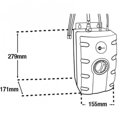 Комбинированная система 4в1 Aquahot ISE F-H4N1-BC-1-L (нержавеющая сталь)