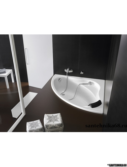 Акриловая ванна Roca Bali 150х150 см, угловая симметричная (монтажный комплект + панель)