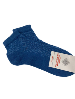 Теплые пуховые носки Н230-11 синий