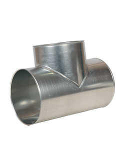 Кожух защитный оцинкованный • тройник 90 градусов