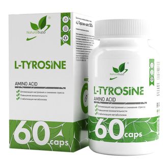 L-Тирозин /(L-Tyrosine), 60 кап. (NaturalSupp)