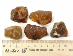 Сердолик, карнеол, необработанный "дикий" образец в ассортименте, Амурская область, р.Зея (27-37 мм, 19-25 г) №27514