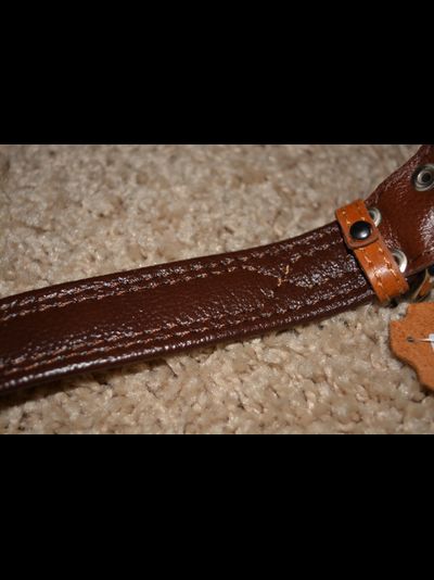 Ошейник Кожа подвернутый фурнитура 3,0см*55см