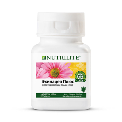 ПОДДЕРЖКА ИММУНИТЕТА Nutrilite Эхинацея плюс, 120 таб.
