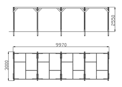 1409.4 Пергола деревянная тип-1