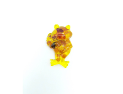 Сувенир-магнит "Лягушка с букетом цветов"