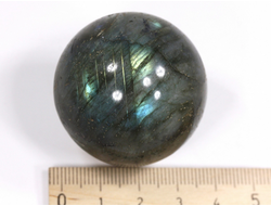 Шар Лабрадорит, Мадагаскар (40 мм, 87 г) №35337