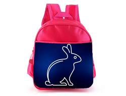 Рюкзак розовый год Кролика №2