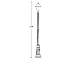 Садово-парковый светильник серии  Madrid