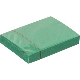 Блок-кубик Гознак с клеевым краем, 38х51, зеленый (100 л)