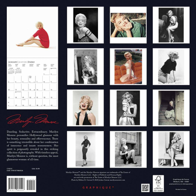 Marilyn Monroe Иностранные перекидные календари 2021, Marilyn Monroe Calendar 2021, Intpressshop