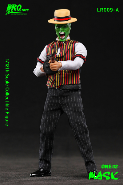 Маска, версия 1 (Стенли Ипкисс, "The Mask") - Коллекционная фигурка 1/12 SCALE Mask Action Figure (LR009A) - BROTOYS