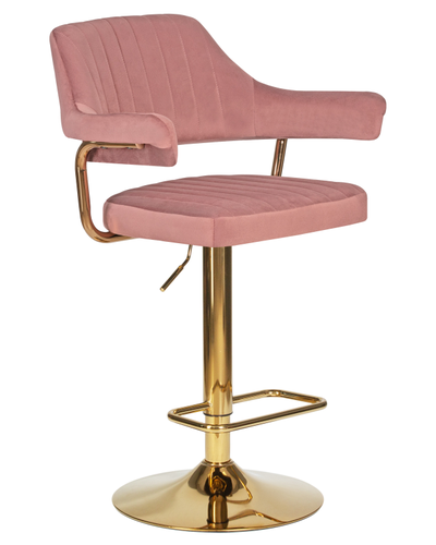 Стул барный LM-5019 велюр Gold